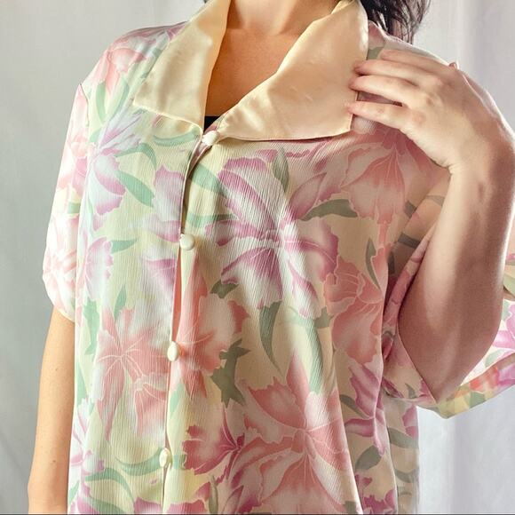 Vintage Gold Label Victoria’s Secret Sleep Shirt Size Medium - Picture 5 of 7